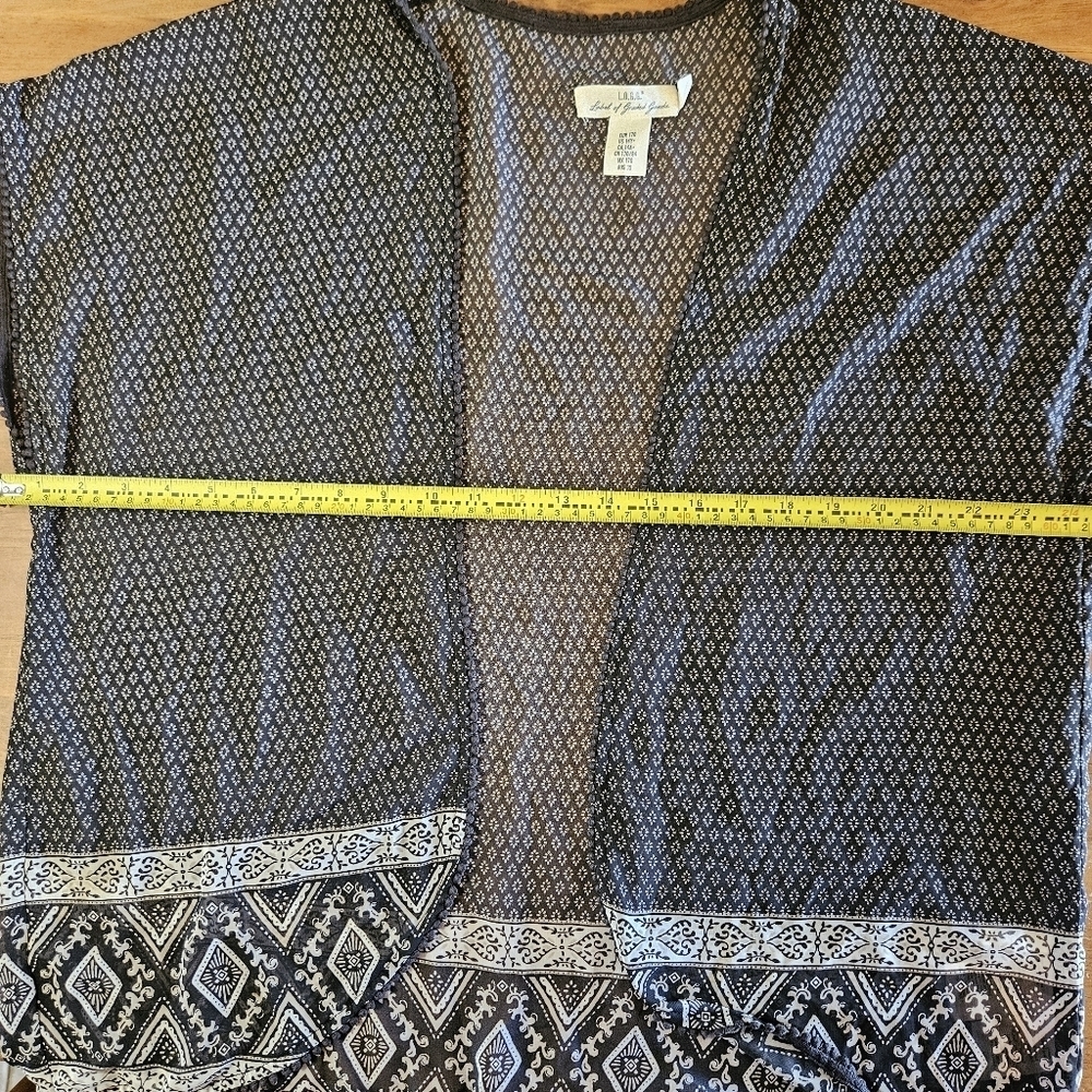 LOGG (Label of Graded Goods) Open Front Lightweight Shirt Size Small - Picture 3 of 7